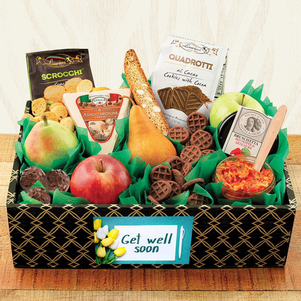 Capalbos Italian Pride Of The Farm Fruit Gift Box - Get Well